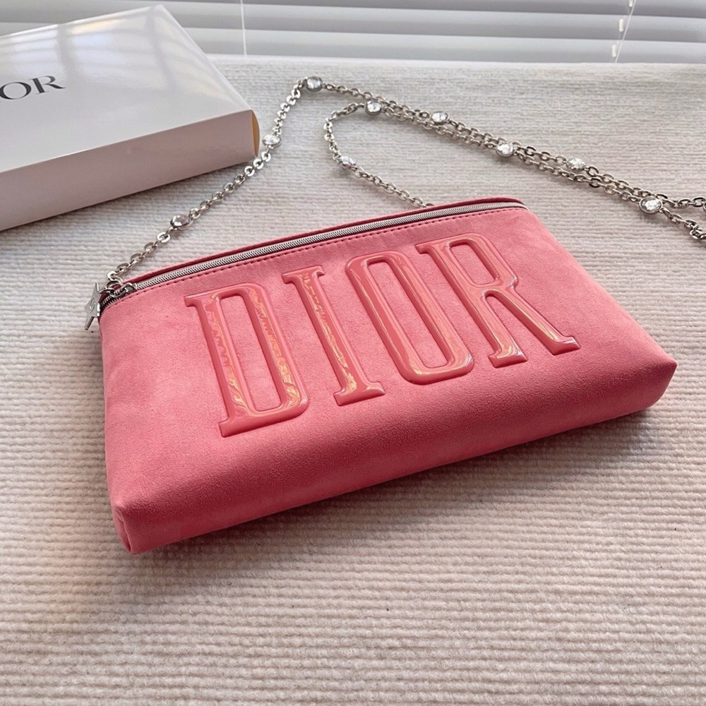 Dior Beauty Pouch Pink GWP crossbody - Picture 6 of 6